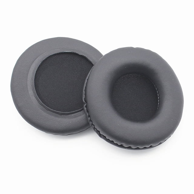 Cateissary Almohadillas para los oídos, cojines, auriculares de malla transpirable, accesorios para auriculares, reemplazo de la cubierta para Relojes inteligentes Negro