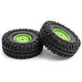 thumbnail image 3 of Car Tires with Wheel Rims Replacement for 110 -4 Axial SCX10 90046 90047 CC10Car, 3 of 6