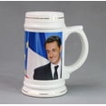 thumbnail image 3 of INTBUYING 22oz Golden Rim Ceramic Beer Mug-Ring Handle, 3 of 3