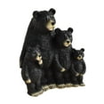 thumbnail image 3 of Estatua de oso negro, figura decorativa, coleccionable, adorno creativo de escritorio para Estilo A, 3 of 9