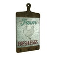 thumbnail image 1 of Galvanized Finish Farmhouse Chicken Cutting Board Wall Hook, 1 of 3