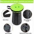 thumbnail image 5 of Upgraded Collapsible Stool for Adults,Portable Retractable Folding Telescoping Foldable Camping Stool Holds 400lbs for Outdoor Fishing Hiking Gardening Travel BBQ, 5 of 7