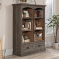 thumbnail image 5 of Pemberly Row Contemporary Engineered Wood Bookcase in Pebble Pine, 5 of 14