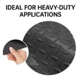 thumbnail image 3 of JINSEED 7.5 x 17 FT Garage Floor Mat Roll, 2.5mm Thicker Diamond Plate Floor Protector Mat, Light Grey, 3 of 4