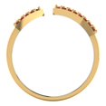 thumbnail image 4 of Statement Engagement Ring for Women - 0.2475ct Natural Garnet in 14K Yellow Gold Promise Ring, 4 of 7