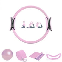 for BetterMe Pilates Essential Kit - 5-Piece Set with Resistance Bands, 25cm Yoga Ring, Stretch Straps, Latex Pull Bands, and Yoga Ball for Full-Body Workout