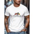 thumbnail image 1 of T Shirt Beige Taurus Zodiac for Men, 1 of 5
