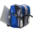 thumbnail image 4 of Case-It BKP-102 Laptop Backpack with Hide-Away Binder Holder, Fits 13-inch Laptops, Blue/Grey (BKP-102 blug), 4 of 6