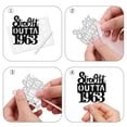 thumbnail image 4 of LETLIMIT 18 Piezas de Decoraciones para Cupcakes con Purpurina Negra 5 cm, 4 of 7