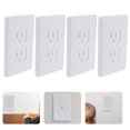 thumbnail image 4 of KAKOWELY socket covers 4Pcs Socket Covers French Style Outlet Childproofing Wall Socket Plug Covers (White)4.72"X2.99"X0.39", 4 of 4