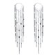thumbnail image 1 of Pendiente Pendiente de moda Estilo diosa Borla Pendiente Broche de oreja Regalo Accesorios delicados Irfora Silver, 1 of 7