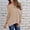 Khaki, variant on TODOZO Long Sleeve Shirts for Women Tunic Tops Casual Womens Summer Tops Womens Long Sleeve Knitted Sweaters Fall Basic Tees Off Shoulder Oversized Jumper Tops Loose Casual Blouse Tops Black L