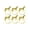 Gold, variant on Set of 6 Napkin Rings with Horse Figurine for Weddings Christmas Party Decors