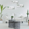 thumbnail image 6 of 3 Pieces Eucalyptus Greenery Wooden Wall Sign Bless Family Food Love Plaque Botanical Leaf Wall Art Green Leaves Rustic Porch Decor Farmhouse Hanging Plaque for Home Kitchen Decor, 6 of 7