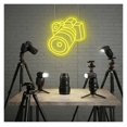 thumbnail image 3 of Letrero De Neón LED Con Forma Cámara Para Pared, Ideal Para Estudio Fotográfico, Decoración Creativa, Dormitorio, Sala Juegos, 19.6918.23in/5046.3cm, 3 of 6