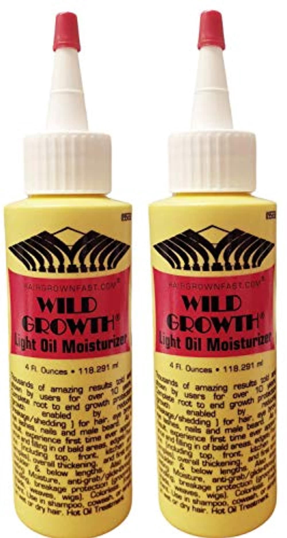 wild growth light oil moisturizer 4 oz. (pack of 2)