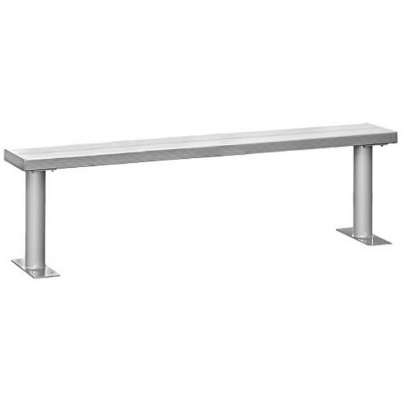 Aluminum Locker Bench - 72 Inches Wide