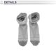 thumbnail image 5 of Calcetines de ciclismo Unique Bargains, secado rápido, absorben sudor, anti-fricción, al aire libre, gris, tamaño M, 1 par, rayas irregulares., 5 of 6