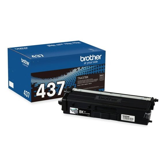 Brother Genuine TN437BK Ultra High‐yield Black Printer Toner Cartridge