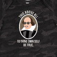 thumbnail image 4 of Inktastic To Thine Own Self Be True Shakespeare Boys or Girls Baby Bodysuit, 4 of 5