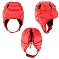 thumbnail image 2 of KAKOWELY casco protector duradero de moda para portero de fútbol, hockey, rugby, patinaje sobre ruedas (rojo, talla S), 2 of 5