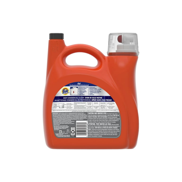 Commercial Liquid Laundry Detergent, 170 oz Pour Bottle, 4/Carton Commercial Liquid Laundry Detergent, 170 oz Pour Bottle, 4/Carton