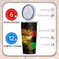 thumbnail image 3 of Proud African American flag 20oz Tumbler, Insulated Stainless Steel Water Bottle Portable Travel Coffee Tea Mug Cup, 3 of 6
