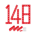 thumbnail image 1 of 148Pcs Outlet Spacers for Electrical Box+10Pcs Screws,Electric Switch Receptacle Spacers Socket Outlet Shims Extender, 1 of 7