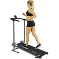 thumbnail image 1 of Caminadora Manual Sunny Health & Fitness SF-T1407M con Pantalla LCD Plegado Compacto Ruedas Portátiles 220 lb Gris, 1 of 2