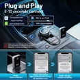 thumbnail image 3 of 2-in-1 Wireless CarPlay & Android Auto Adapter, Converts Wired CarPlay to Wireless, Plug and Play Dongle with Stable Auto-Reconnect, Extended Cable and USB-C Converter, for iOS 10+ and Android 12+, 3 of 7