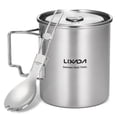 thumbnail image 1 of Cup,Cup Pot Stainless Steel Water Cup Stainless With Handles And Water Cup With Handles And Lid Steel Water Cup 750ml Cup With Spoon Mewmewcat Pot Cup Stainless, 1 of 7