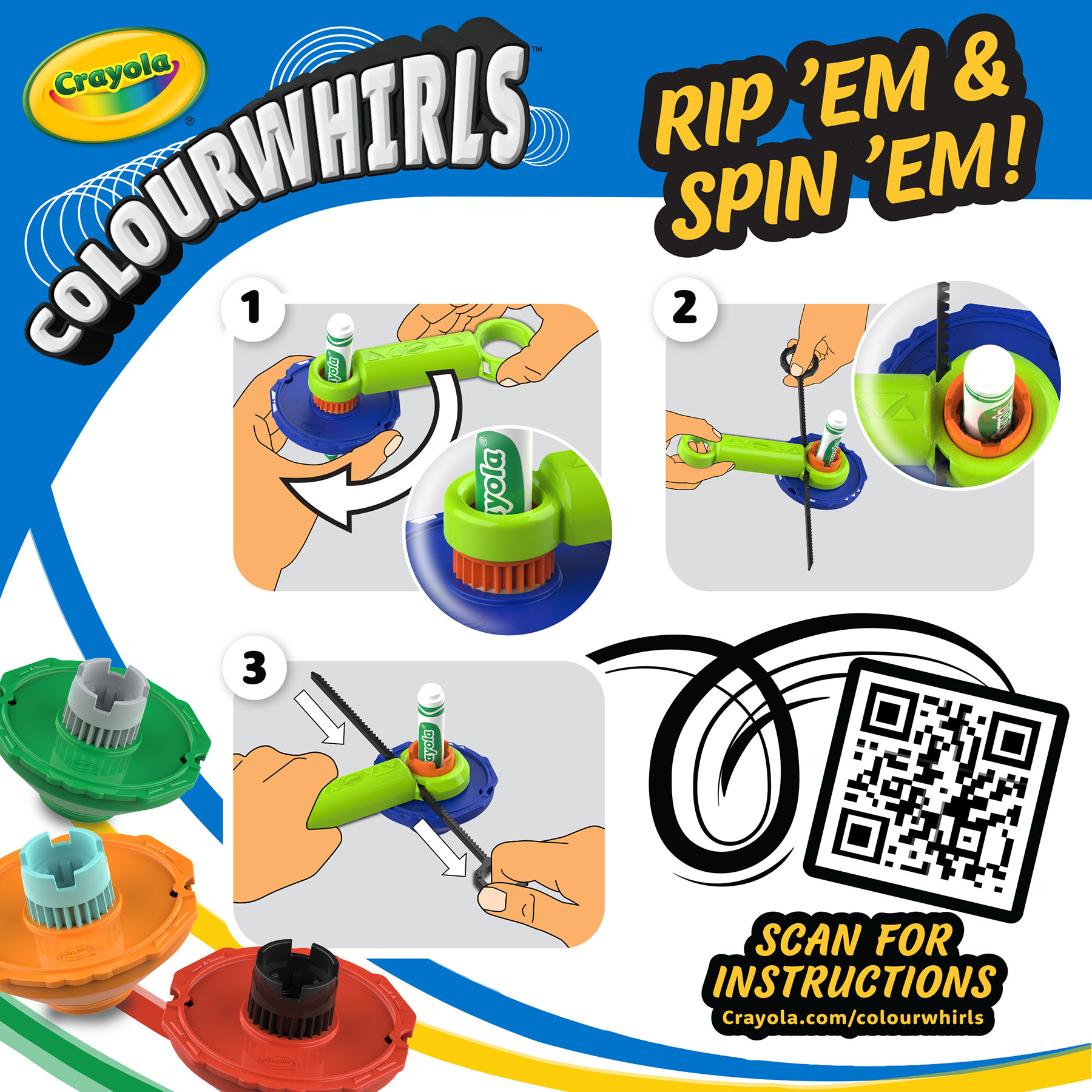Crayola® Colourwhirls, Original, Pack of 2