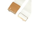 thumbnail image 2 of INSPIRE CHIC Women's Elastic Belts for Dresses Wide Belts Hook Buckle Retro White, 2 of 4