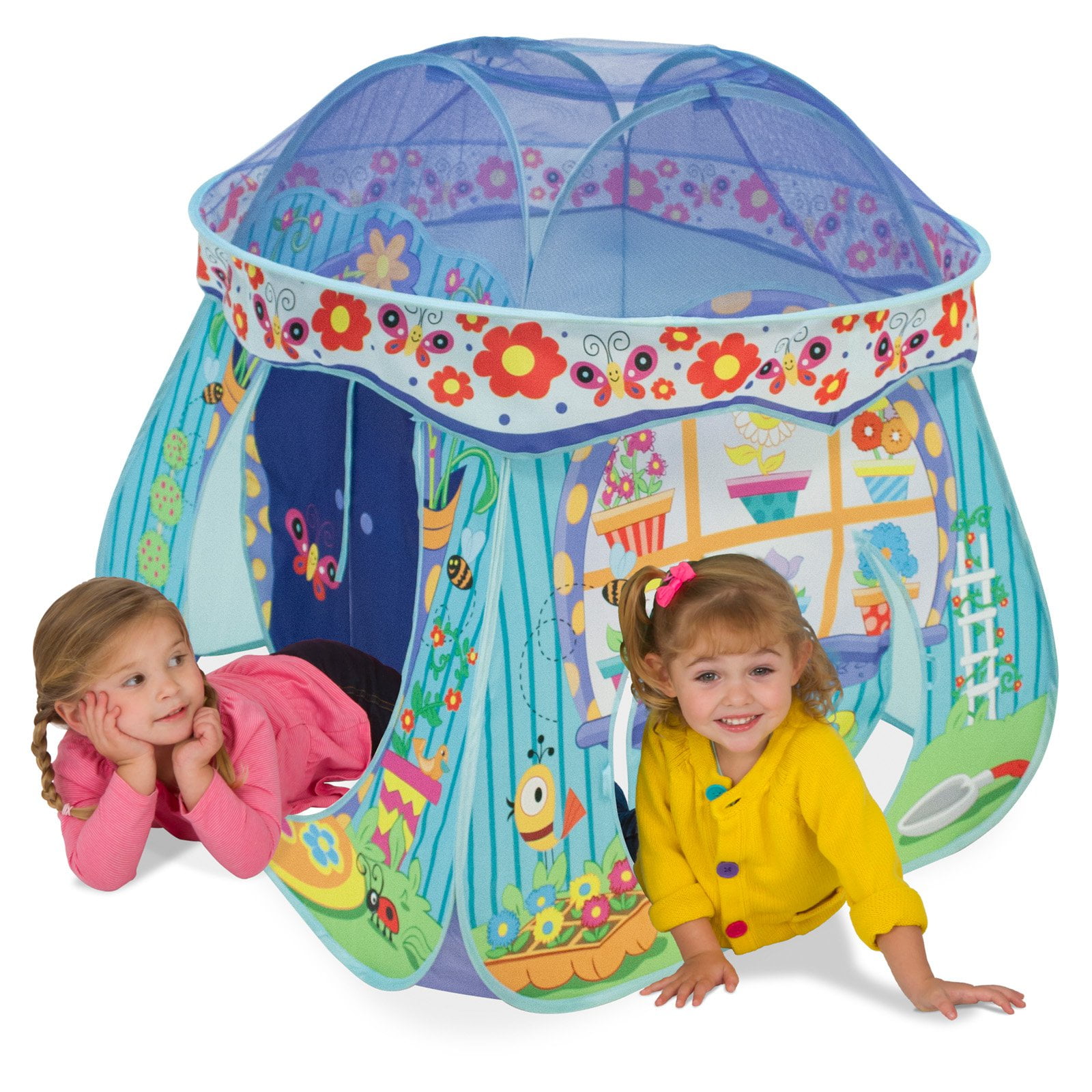 Playhut Play Village Green House Polyester Play Tent, Multicolor