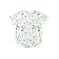thumbnail image 1 of Bagilaanoe Newborn Baby Girl Boy Easter Rompers Bunny Print Short Sleeve Bodysuits 6M 12M 18M 24M Infant Casual One Piece Short Jumpsuit, 1 of 8