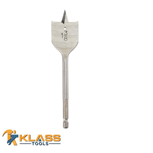 1 3/8 in. Large x 6 in. Long Steel Spade / Paddle Bit (100 Bits)