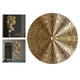 thumbnail image 5 of 2x Geométrico Montaje en pared Arte Colgante de pared Escultura Hierro de oro Artesanía Fondo para sa de Granja Decorativo Boda Oficin perfecl Arte de pared de hierro, 5 of 8