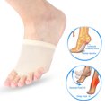 thumbnail image 1 of Almohadillas para Zapatos de Pata de Baile 1 par de Correas para Pies 5 Dedos Almohadilla para Pata de Ballet Zapatos de Protección para antepié de Baile Altamente Flexibles ANGGREK  Otros, 1 of 8