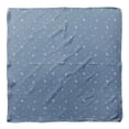 thumbnail image 4 of Bimba Blue Stars & Moon Galaxy Printed Pure Silk Scarf For Hair Neck Head Bandanas For Women 40 x 80 Inches, 4 of 6