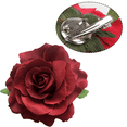 thumbnail image 3 of Flor horquilla rosa horquilla flor broche flor horquilla damas rosa accesorios para el cabello boda Adepaton CPB-DE-LYY1001-10, 3 of 5