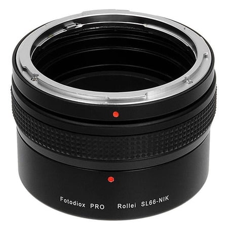 Fotodiox SL66-NikF-Pro Pro Lens Mount Adapter - Rolleiflex SL66 Series Lens To Nikon F Mount SLR Camera Body with Built in Focusing Helicoid