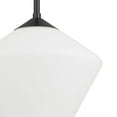 thumbnail image 4 of Hunter - Celestial Valley 1-light Matte Black, Small Pendant Light, Dimmable, Modern Style, Diamond Shaped, for Bedrooms, Dining, Living Rooms - 48100, 4 of 8