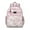 Pink Dog Paw, variant on Paw Prints Backpack for School,Cute School Bag,Schoolbag with Adjustable Shoulder Straps & Padded Back,15.25"x11.5"x5.25"