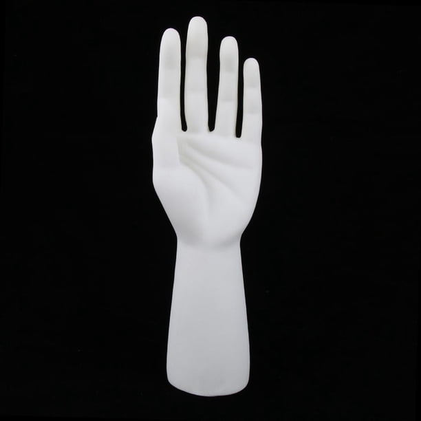 Maniquí Pantal de Mano Soporte de Joyería Soporte de de Izquierda / Derecha para Joyería Colr Guante Mano izquierda bnca Macarena Exhibición de la mano del maniquí
