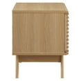 thumbnail image 2 of Modway Render Wood & Vinyl Record Display Stand with Hinged Door in Oak, 2 of 7