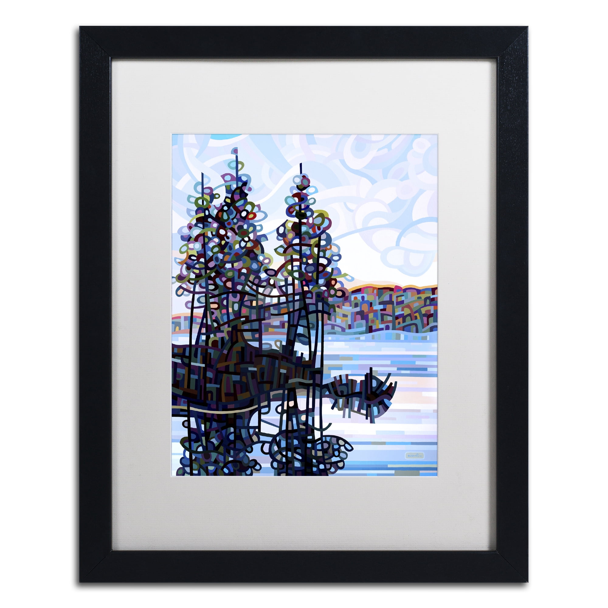 Mandy Budan 'Haliburton Morning' Matted Framed Art
