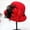 Watermelon red, variant on DondPO Felt Cloche Hat For Women Vintage Hats For Women Derby Hats For Women 1920s Hats For Women Dress Hats For Women Womens Winter Hat Church Hats For Women Ladies Hats For Church Fancy Hats Black