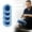 Blue, variant on 1 Pieces Car Orbital Buffer Polisher Pad Bonnet Microfiber Max Bonnet Polishing Buffing Pad Cover(6 Inches,White)