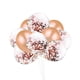 thumbnail image 2 of KAKOWELY 10 globos transparentes de confeti con lentejuelas de 30 cm y purpurina dorada para fiestas, decoración para cumpleaños, bodas y propuestas (confeti oro rosa)., 2 of 4