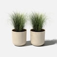 thumbnail image 6 of Veradek Mason Series Kona 15" Plastic-Stone Planter 2-Pack Sand, 6 of 9